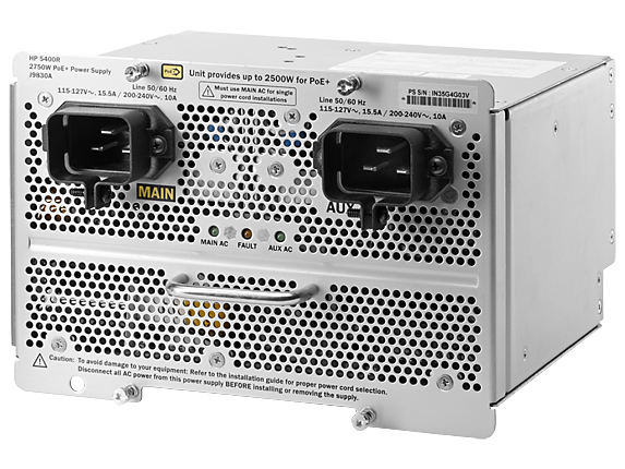 Aruba 5400R 2750W PoE+ zl2 PSU - J9830A