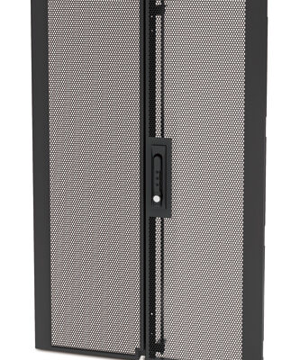 APC NetShelter SX Colocation 20U 600mm Wide Perforated Split Doors Black - AR7103| price in dubai UAE GCC saudi africa