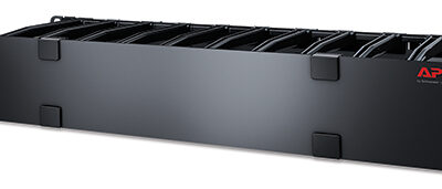 APC Horizontal Cable Manager, 2U x 6" Deep with Cable Tie-off bottom plate, Single-Sided with Cover - AR8603A | price in dubai UAE GCC saudi africa