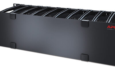 APC Horizontal Cable Manager, 3U x 6" Deep, Single-Sided with Cover - AR8605 | price in dubai UAE GCC saudi africa