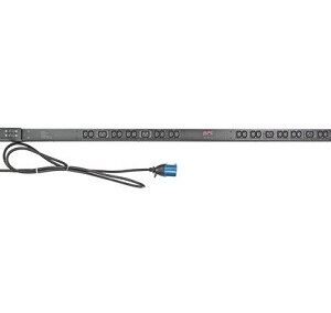Rack PDU,Basic,ZeroU,16A,230V,(20)C13 & (4)C19; IEC309, 10 ft Cord - AP7554 Price in Dubai UAE