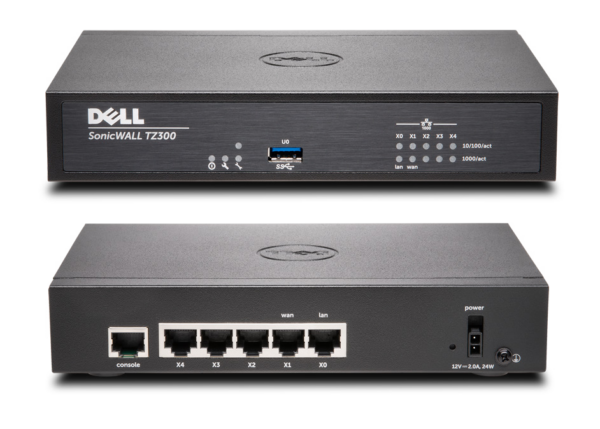 SonicWALL TZ300 with 1-year TotalSecure - 01-SSC-0581 TZ300 Network Security Firewall