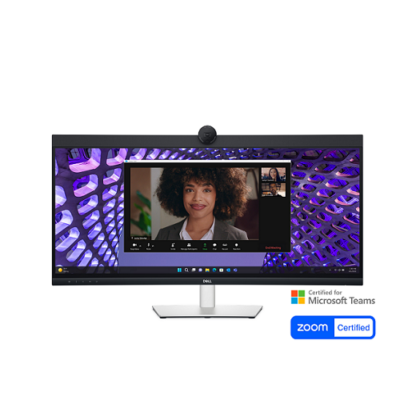 Dell 34 Curved Video Conferencing Monitor P3424WEB - 210-BFOB-P3424WEB | price in dubai uae africa ksa