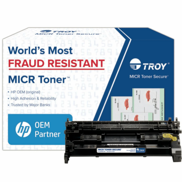 TROY M404/M428/M406 MICR Toner Secure Standard Yield Cartridge (Coordinating HP Part Number: CF258A)