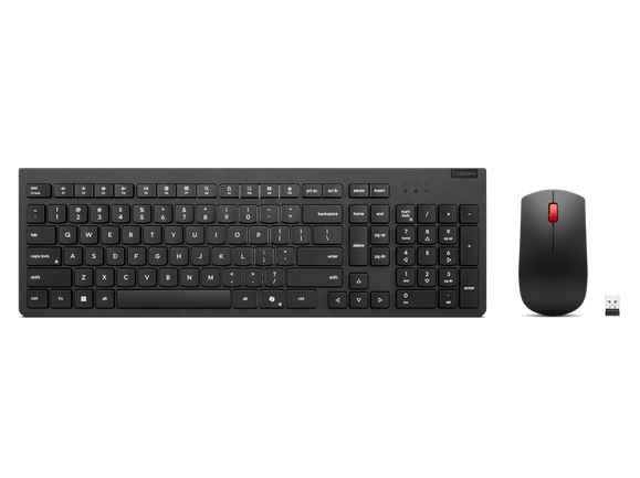 Lenovo Essential Wireless Combo Keyboard & Mouse Gen2 Black Arabic (New) Price In Dubai