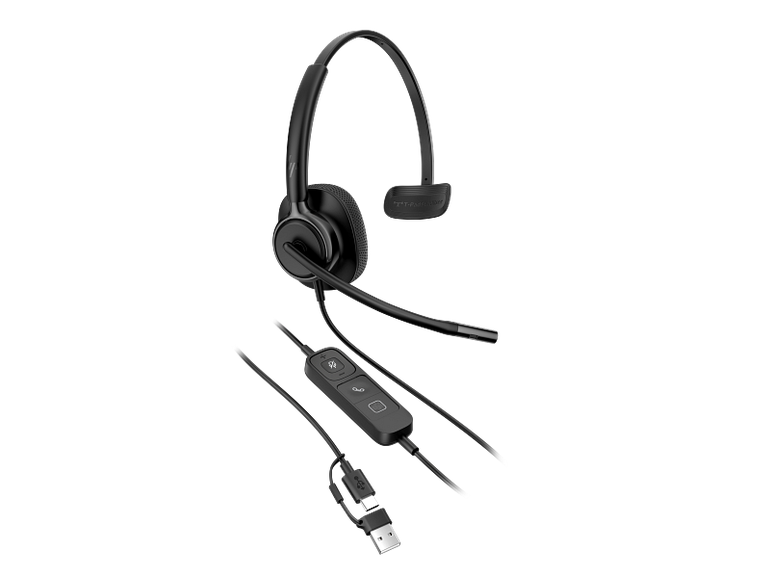 HP Poly Mission 415 Monaural USB Wired Headset - C01B2AA - Image 4