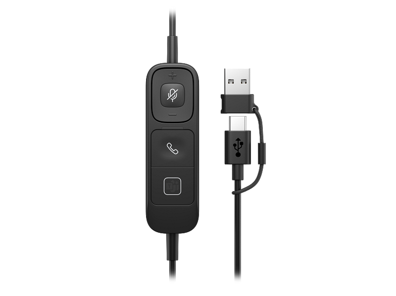 HP Poly Mission 425 Stereo USB Wired Headset Classic - C01B3AA - Image 5