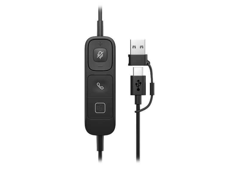 HP Poly Mission 425 Stereo USB Wired Headset - C01B6AA - Image 5
