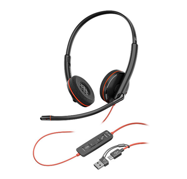 Poly Blackwire 3225 Stereo USB-C Headset - 8X229AA | Price In Dubai