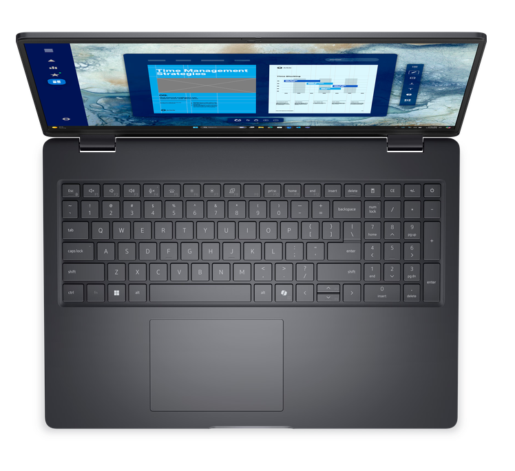 Dell Pro 16 PC16250 Intel Core Ultra 7-255U, 8GB DDR5, 512GB SSD, 16" FHD+, KYB Backlit English (US), Ubuntu - 1Yr - Image 4